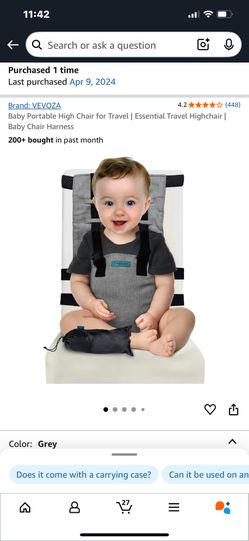 Travel baby Feeding Harness
