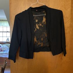 Black Lacey Cardigan 