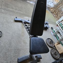 Vision Fitness older model Commercial Heavy Duty Adjustable Bench 