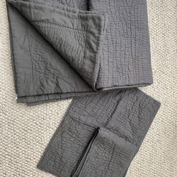 Pottery Barn Quilt And Sham Set