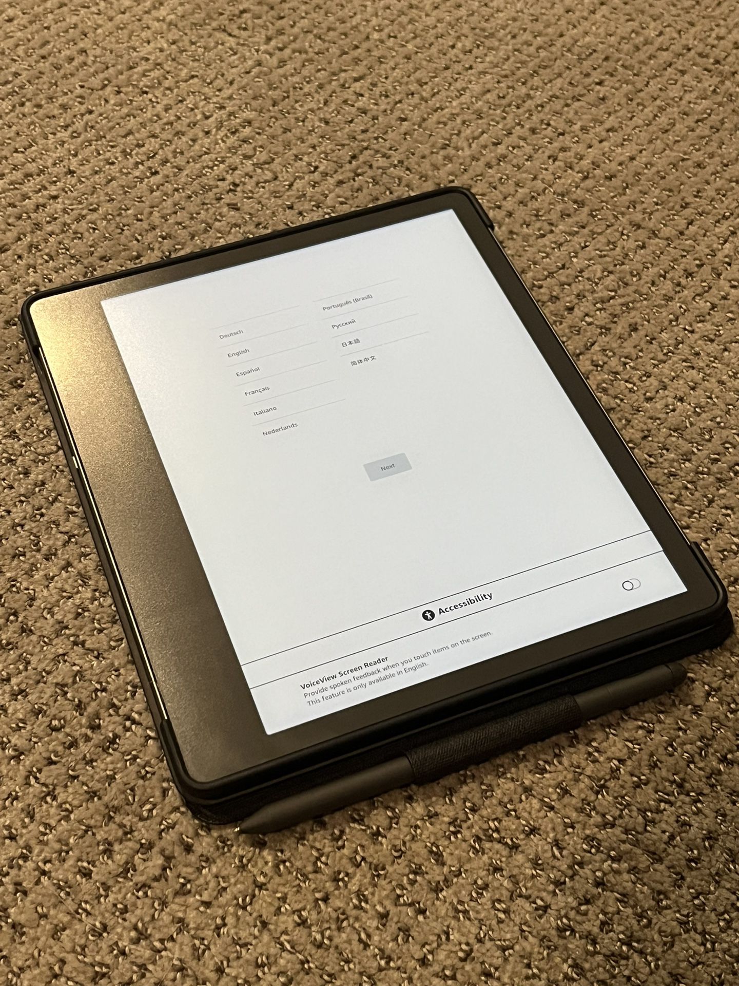 Kindle Scribe 32gb w/ Premium Pen and Leather Case
