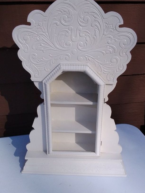 Vintage Clock Case / Shadow Box Shelf