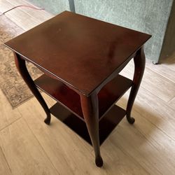 Solid Wood Antique End Table