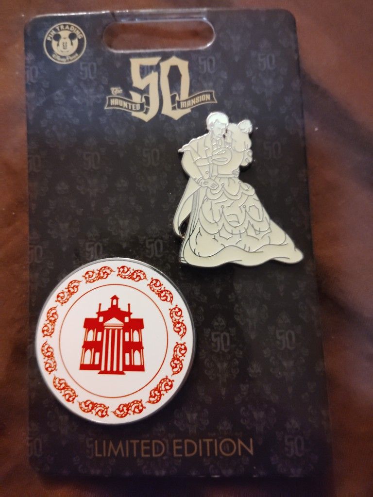 Disney Haunted Mansion 50th Pin Set Limited Edition 
