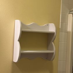 PENDING: Two-tier White Shelf 
