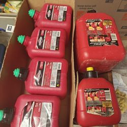 6 Gas Can Fuel Canisters