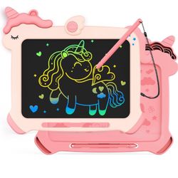 Brandnew  LCD Writing Tablet, Unicorn Toys for Girls 3 4 5 6 7 8 Years Old, Colorful Toddler Doodle Board Drawing Tablet, Educational and Learning Toy