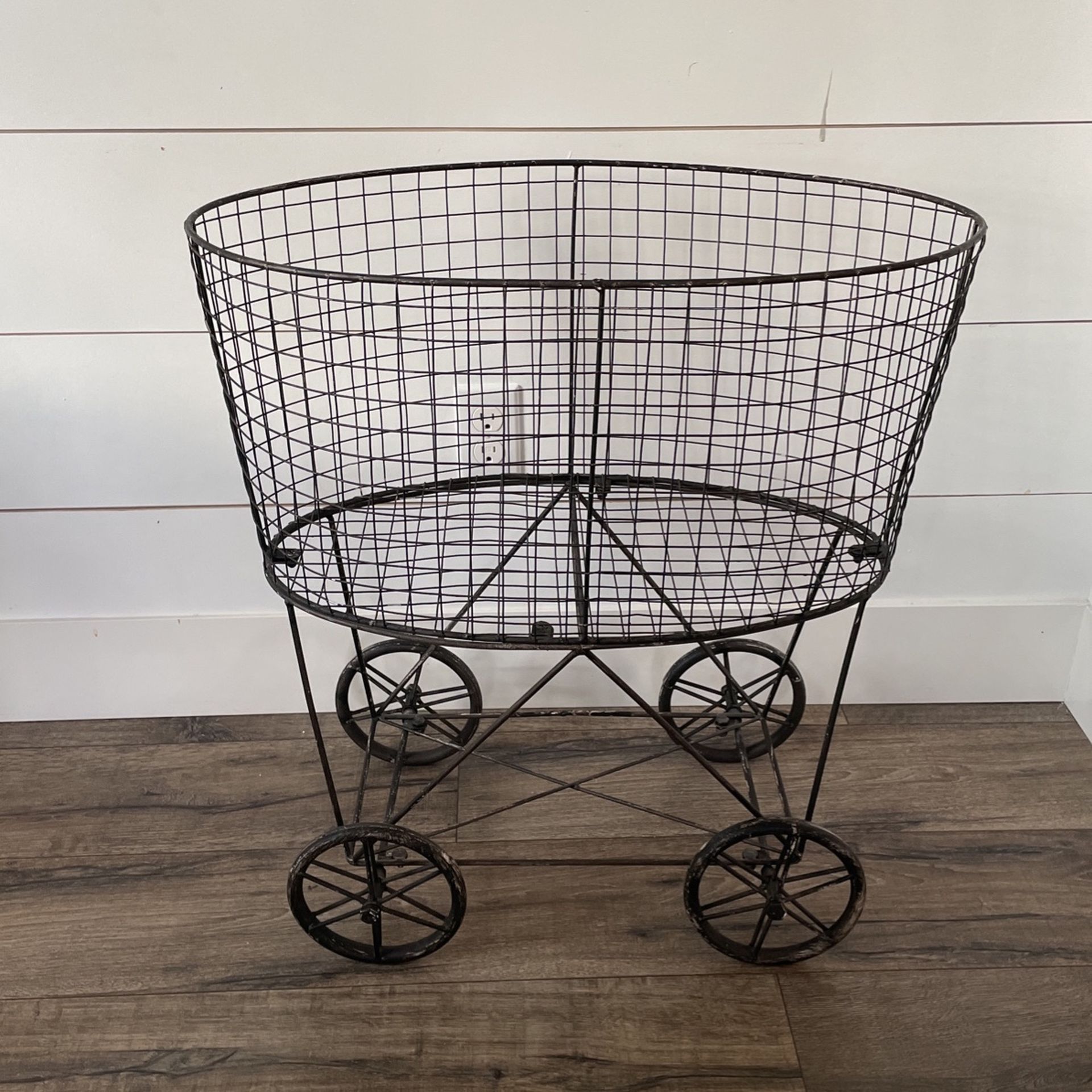 Vintage Farmhouse Rolling Cart