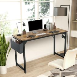 Computer Table With Storage Bag