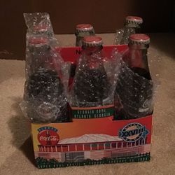 6 Pack Of 1994 Super bowl Coca Colas