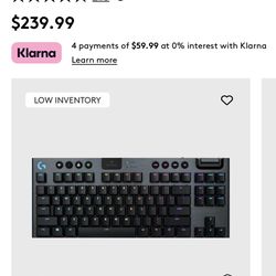 Logitech G915 TKL (Tactile)