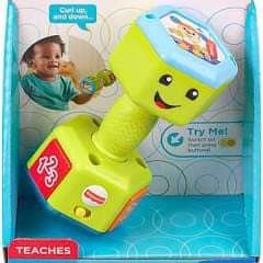 $10 Fisher Price Laugh & Learn Countin Reps Dumbbell NEW - Lights, Music And Rattles