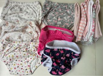 Reusable diapers ( qty 6) + 7 inserts p/up Brooklyn NY
