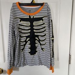 Skeleton Print Long Sleeve pjs 