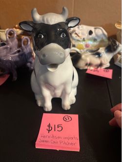 Henriksen imports Japan cow pitcher