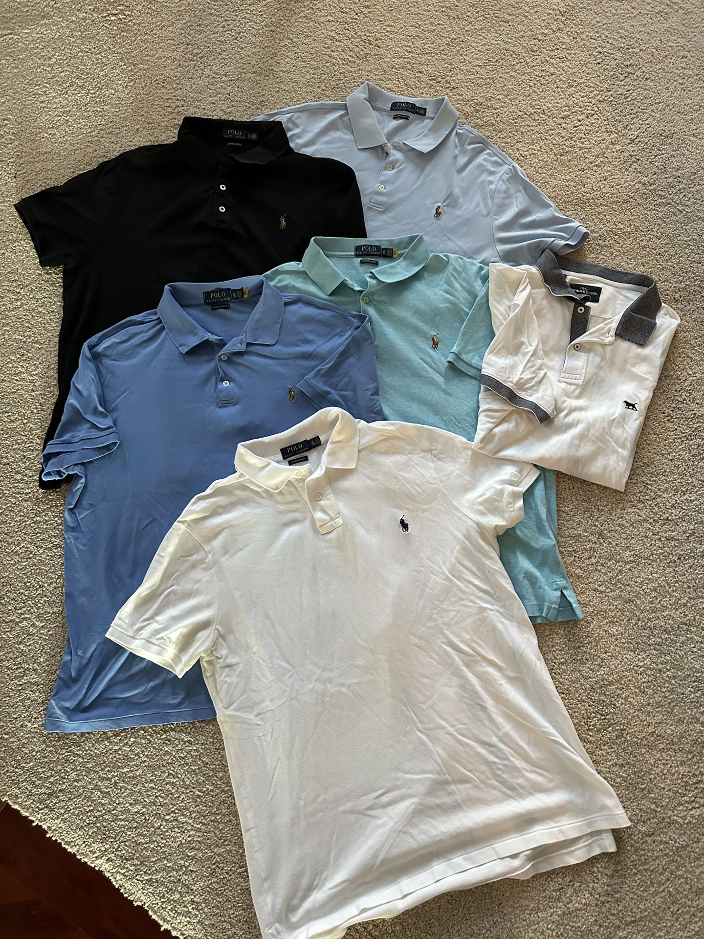 Ralph Lauren Polo Shirts (5), Size XL