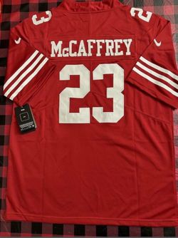 McCaffery 23 red men Niners jersey New with tags