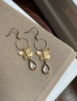 Butterfly Statement Earrings ( firm on price )