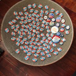 Large Lot Of Reagan Buttons 