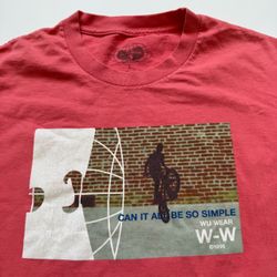 🔴Wu-Wear Shirt Size Large Wu-Tang Can It Be All So Simple Raekwon