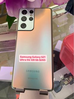 Unlocked - Samsung Galaxy S21 Ultra 5G 128 Gb and clean imei