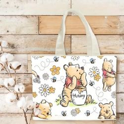 LARGE Winnie the Pooh tote bag