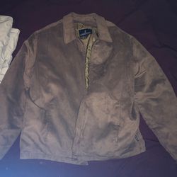 2 Men’s Jackets, XLarge, Like New And 3 Leather Belts Size 40-42