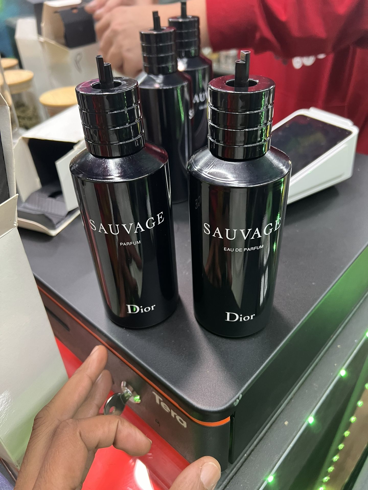 Sauvage Parfum And Eau De Parfum Refill 10 Oz Bottle