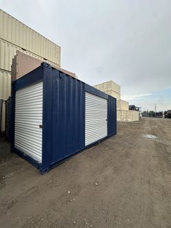 20FT SHIPPING CONTAINER – DUAL ROLL-UP DOORS | CUSTOM BUILD | DELIVERY AVAILABLE