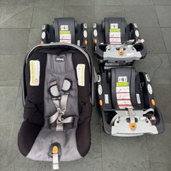 Chicco KeyFit Infant Car Seat & 3 Bases