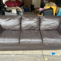 Free leather Couch
