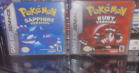 Ruby Red & Sapphire Advanced Gamboy Reproduction Version 