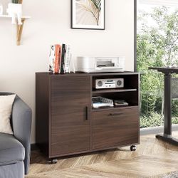 New DEVAISE Wood Lateral File Cabinet with 1 Drawer,