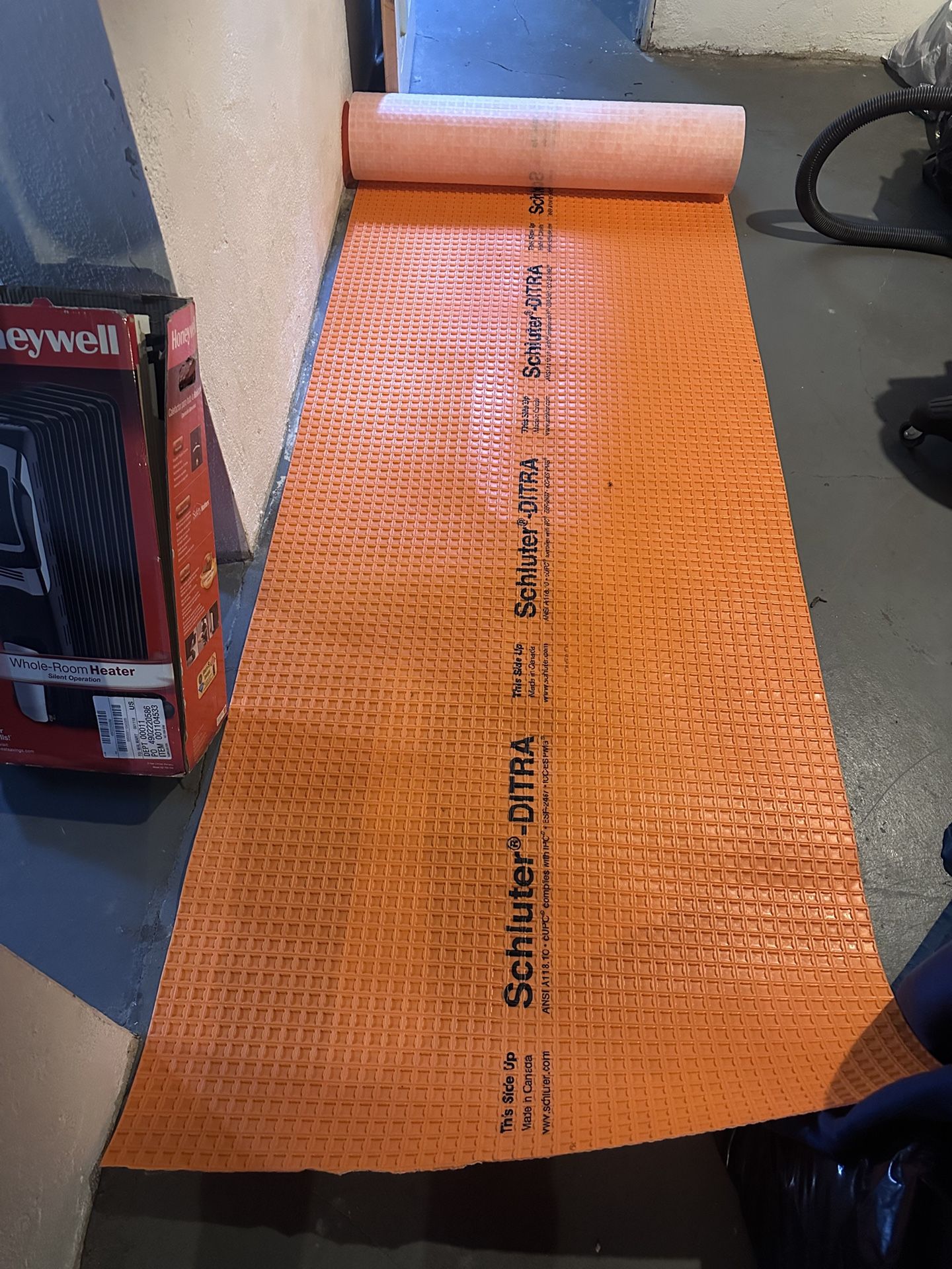 Schluter Ditra Tile Floor Membrane/ Kerdi Waterproofing Membrane