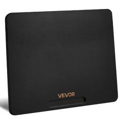 360^ Appliance Slider, Medium 13 x 16-inch, Rolling Sliding Tray with Silent Rubber Wheels & Hollow Handle, Easy to Clean, Black. 360^