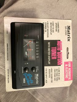 Matrix SR 2500 auto guitar tuner