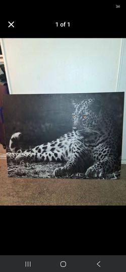 Leopard canvas picture