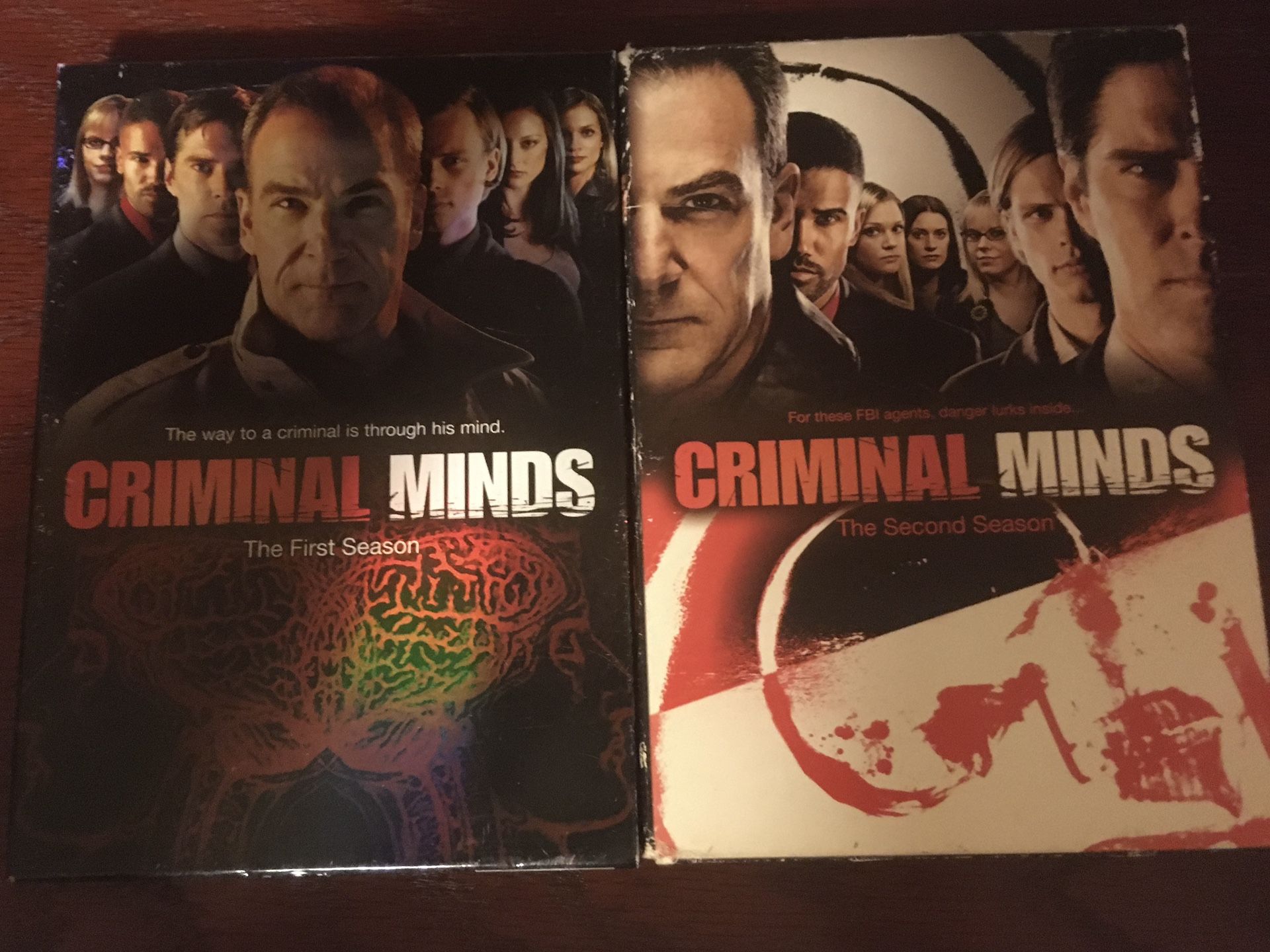 Criminal minds DVDs seasons 1 & 2