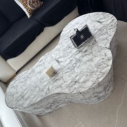 Marble coffee table