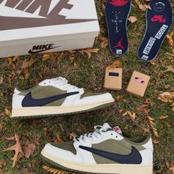 Nike Travis Scott Jordan 1 Low: Medium Olive 