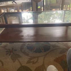 Glass Top Coffee Table 