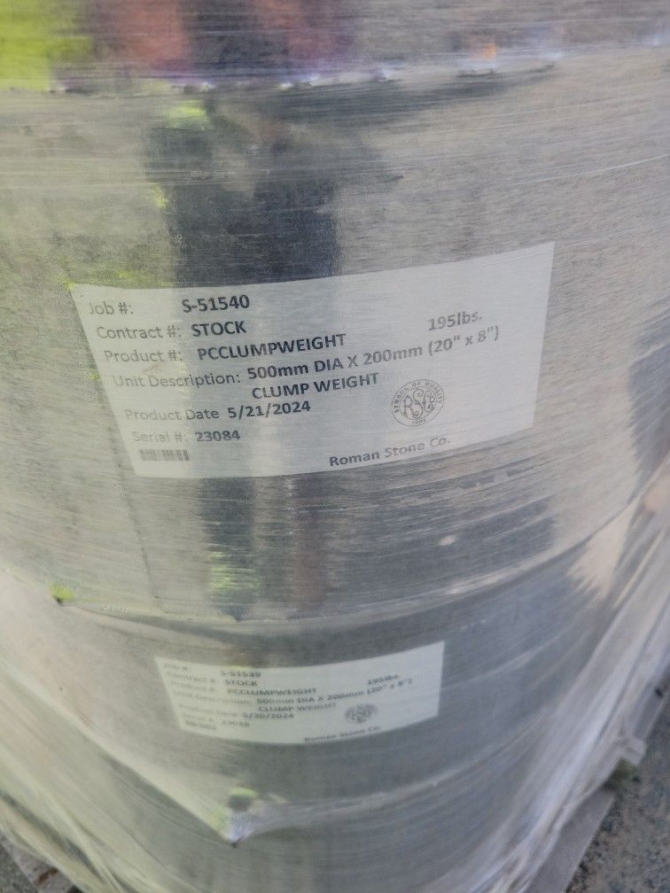 Concrete Clump Weight