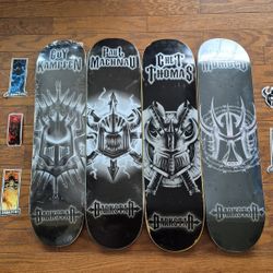 Vintage Very Rare Darkstar Y2K Early 2000's skateboard Set Chet Thomas ETC NOS