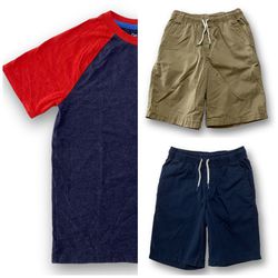 Cat & Jack, NWOT, Summer Bundle Lot of 3, Cotton shorts, Tee Shirt, Boys, Size M