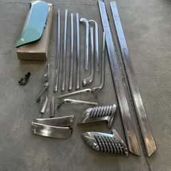 1955, 1956 Mercury Chrome, Fender Skirts, Drums, Springs, Parts