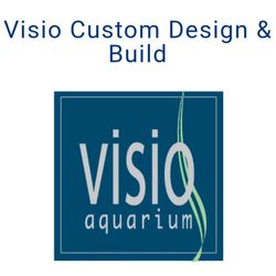 Custom Visio 48" x 18" x 18" Aquarium + Top Fin 55–70 Gal Stand – Like New!