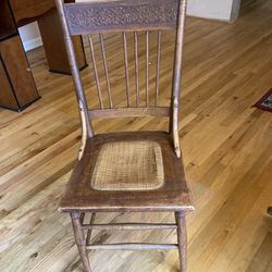 Antique Cane Chair 