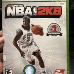 NBA 2k8 (w/insert) (Xbox 360)