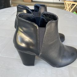 Black Ankle Boots - Size 9