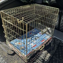24inch Wire Dog Cage With Metal Pan